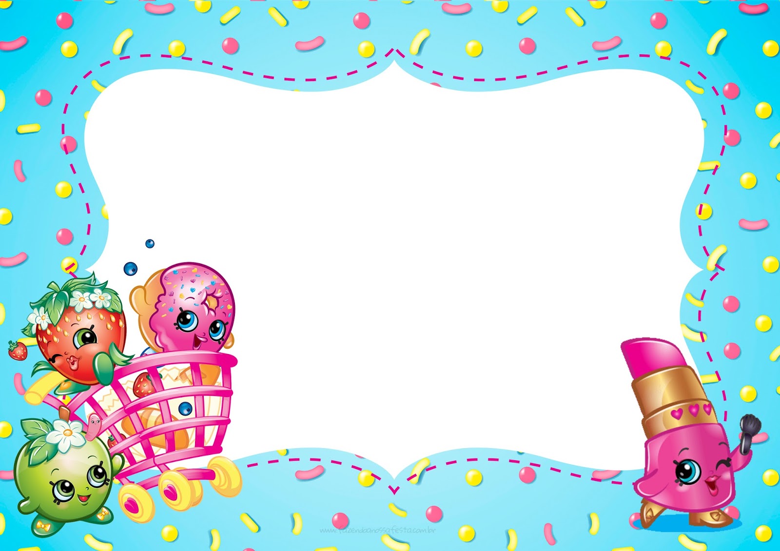 Shopkins: Free Printable Invitations. - Oh My Fiesta! in english