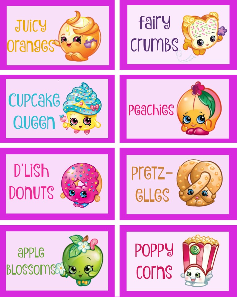 Free Printable Shopkins Food Labels • Free-Printables.com