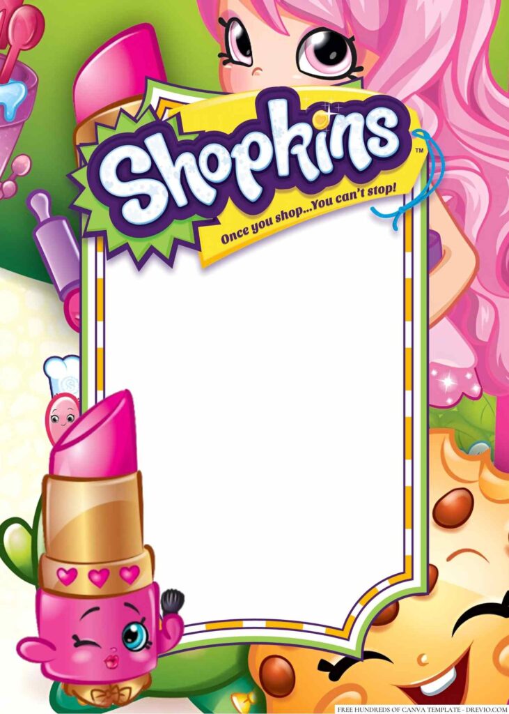 22+ Shopkins Canva Birthday Invitation Templates | Download ...