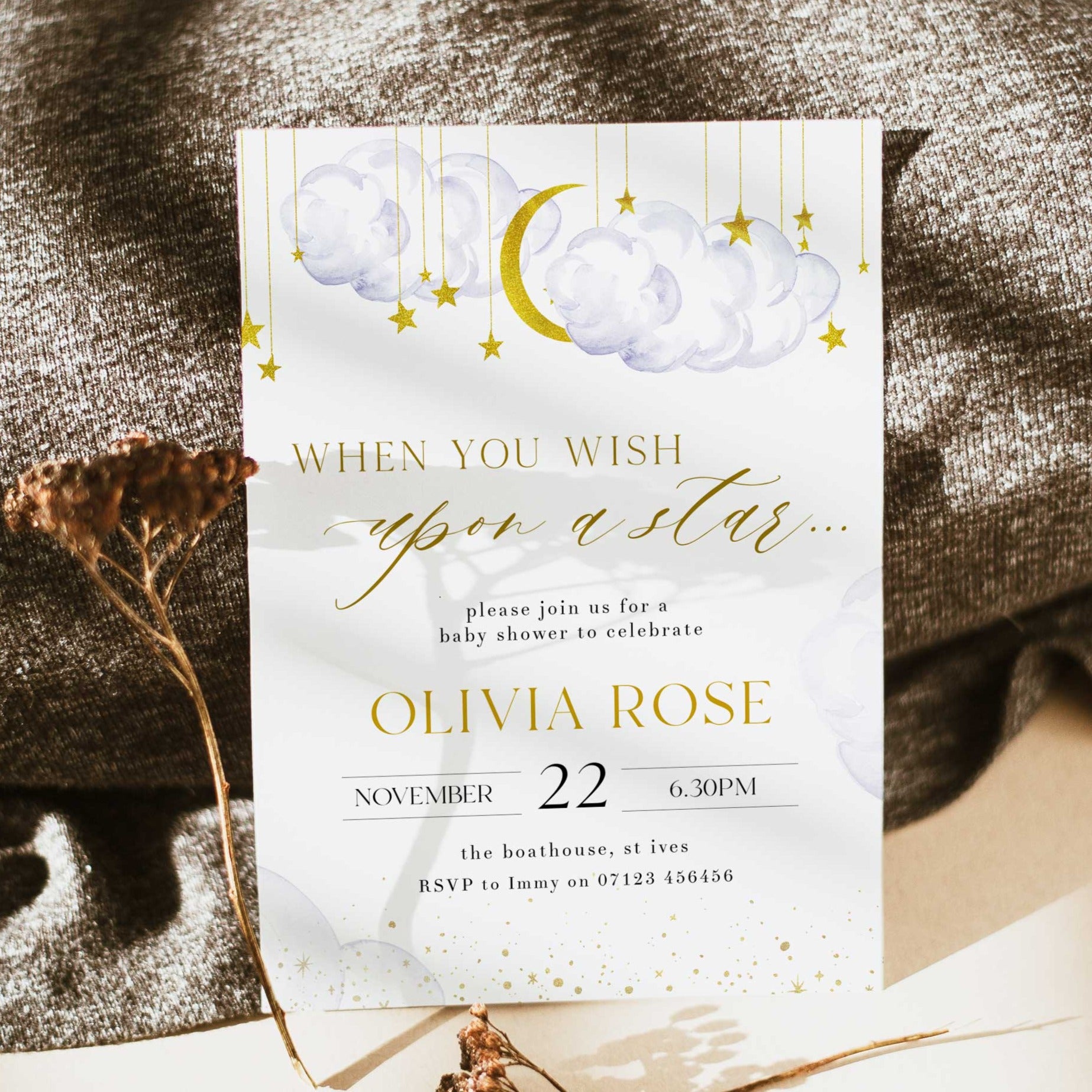 EDITABLE Baby Shower Invitation - Editable Baby Invitations ...