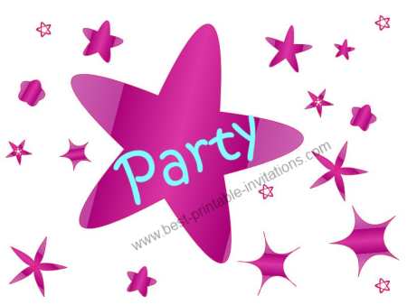 Free Printable Birthday Party Invitations