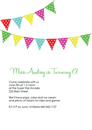 Free Printable Birthday Party Invitation Templates