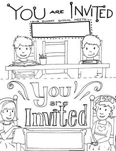 printable invitations to sunday school