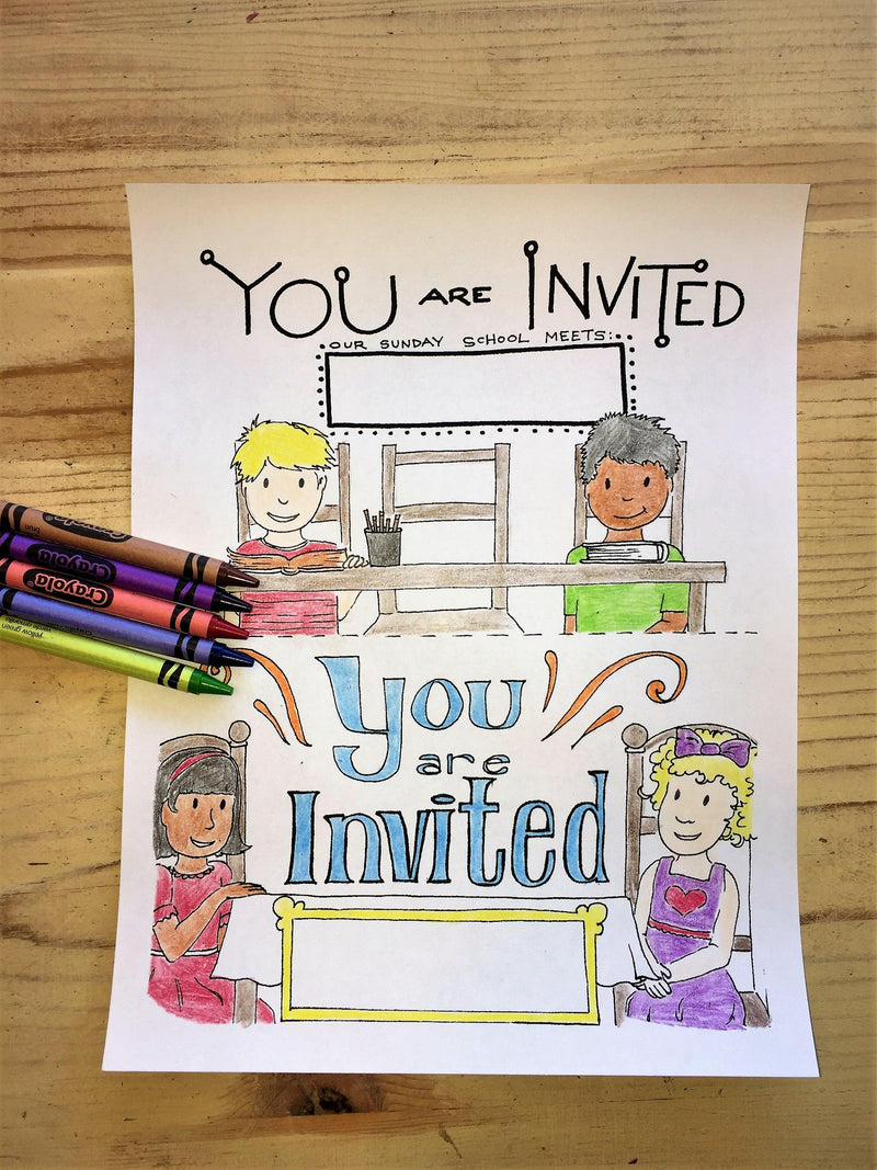 printable invitations to sunday school