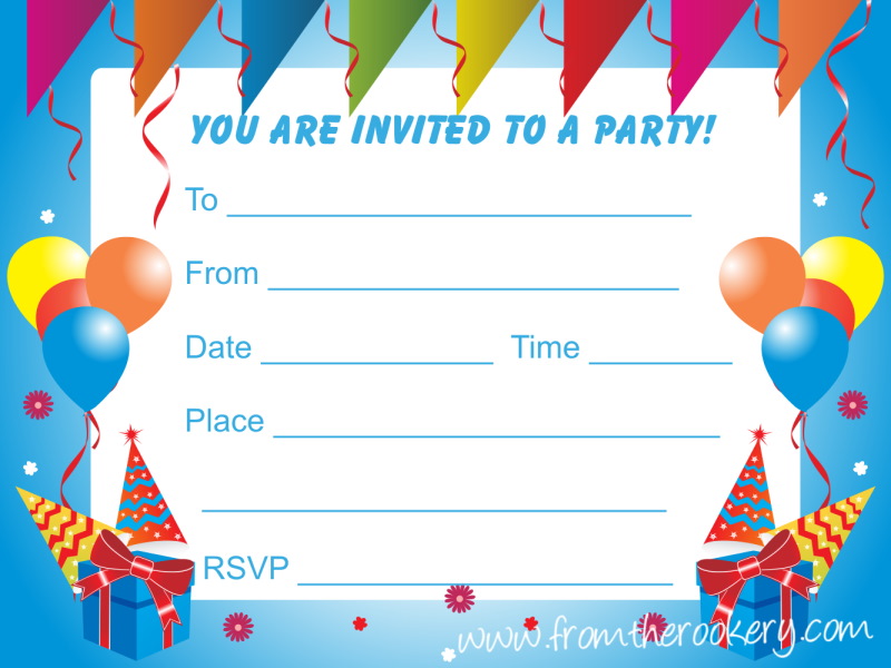 printable invitations with photo