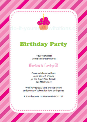 Free Printable Birthday Party Invitation Templates