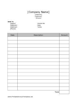 printable invoice online