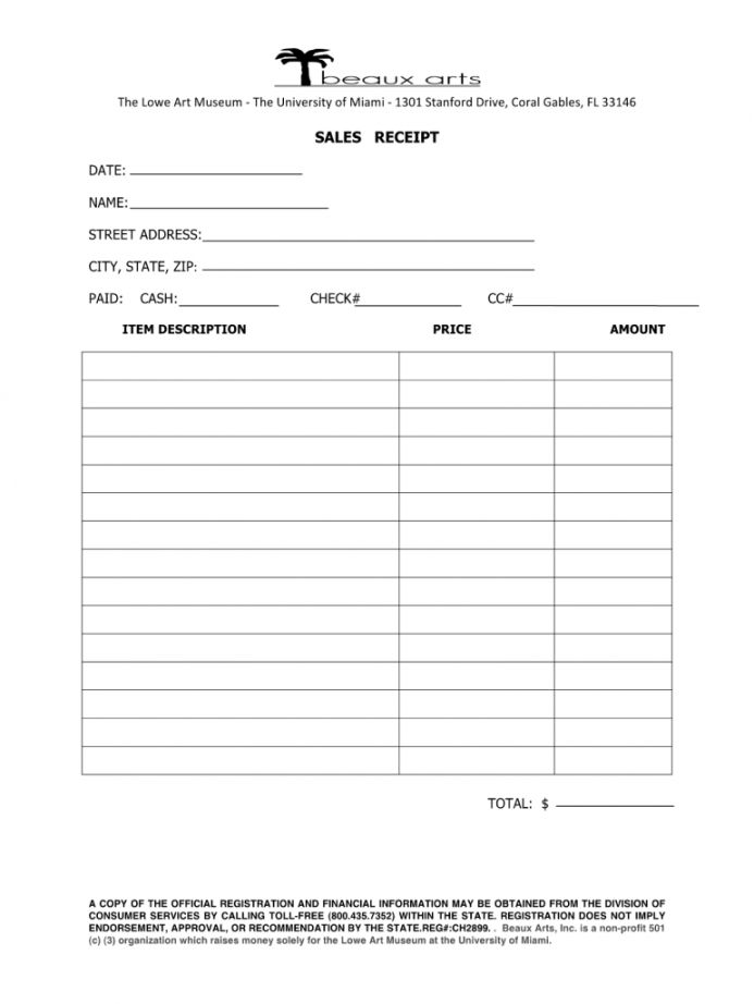printable invoice receipt