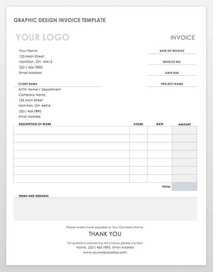 55 Free Invoice Templates | Smartsheet