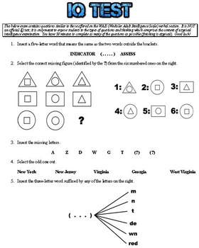 IQ Test