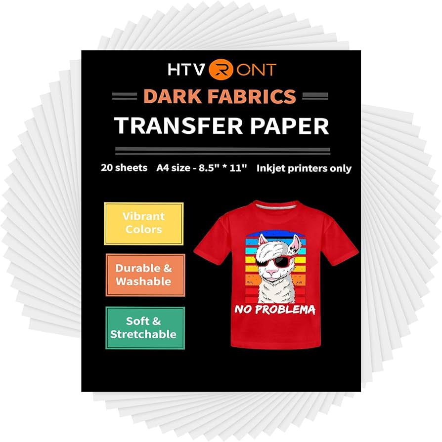 Amazon.com: TransOurDream Tru-Heat Transfer Paper for Inkjet ...