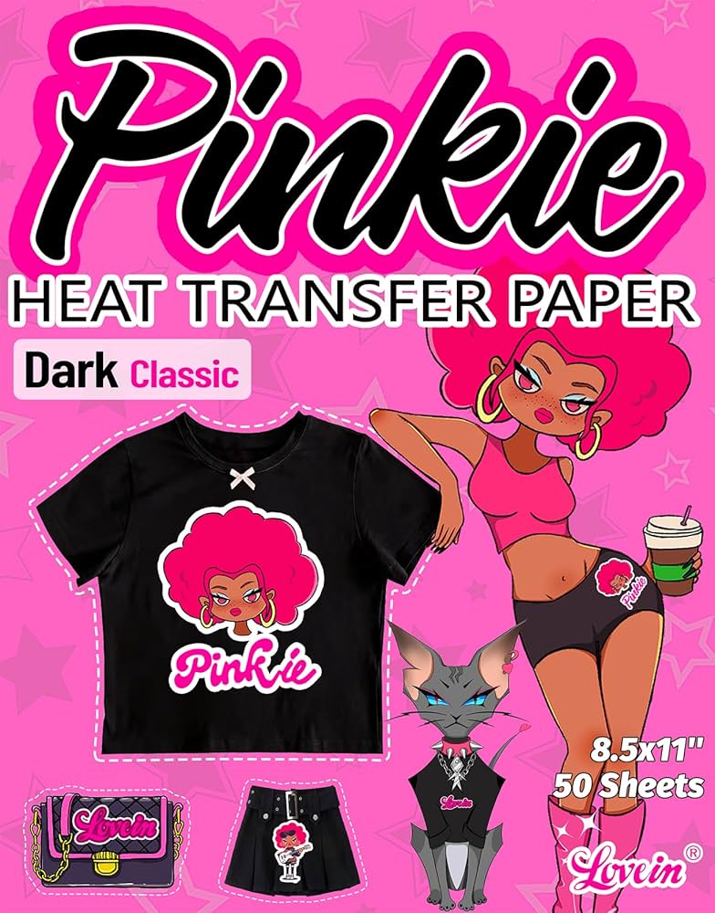 Amazon.com: HTVRONT Heat Transfer Paper for Dark T Shirts -10 Pack ...