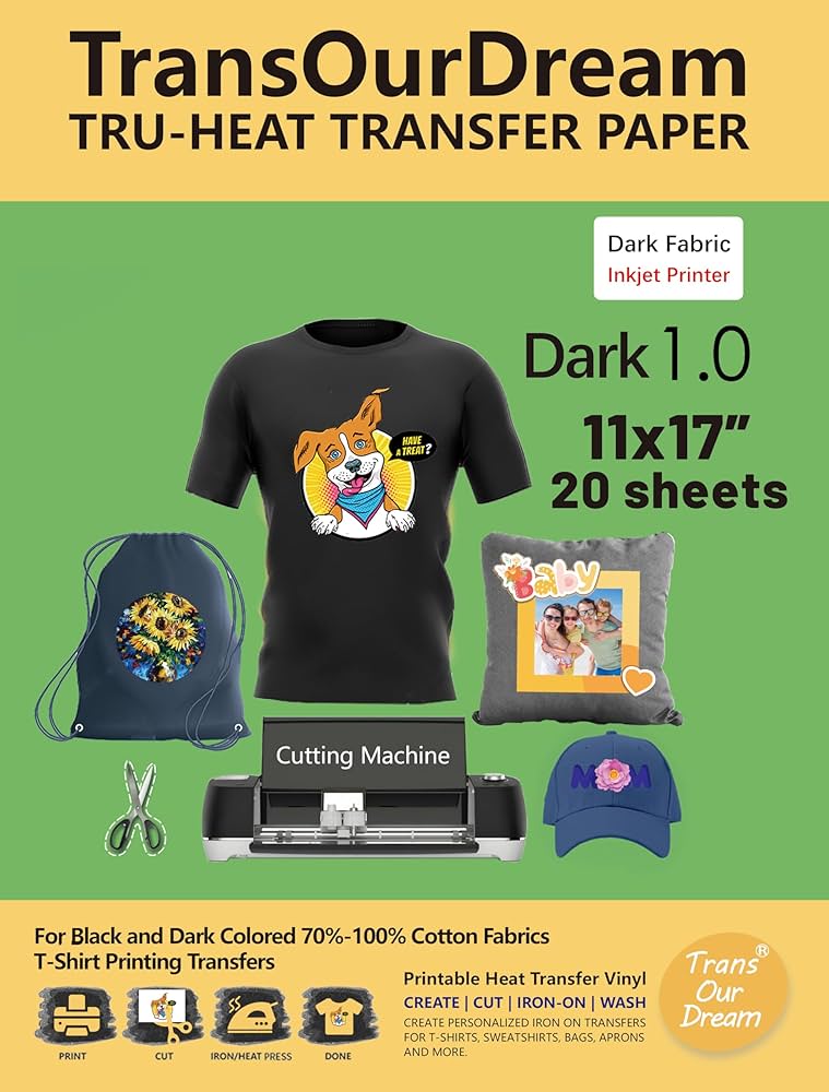 Amazon.com: Latiiz Random Heat Transfer Vinyl: Colors Print HTV ...