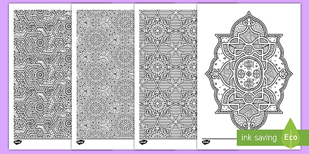 printable islamic geometric designs