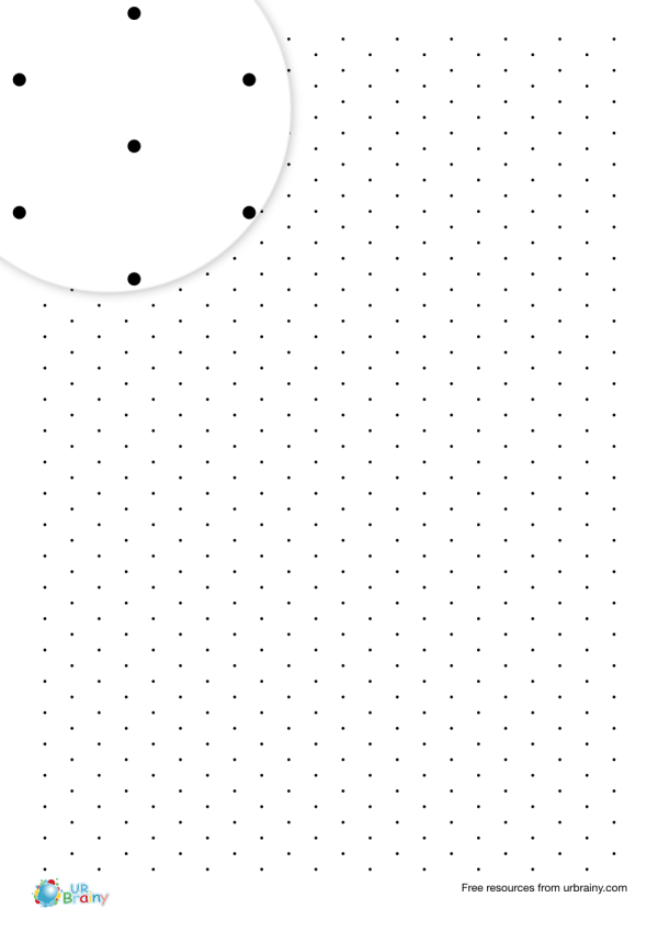 1 cm isometric dotty paper (black &amp; white) - Free Graph Paper by ...