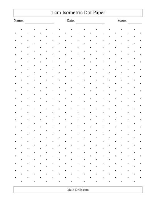 printable isometric paper 1cm