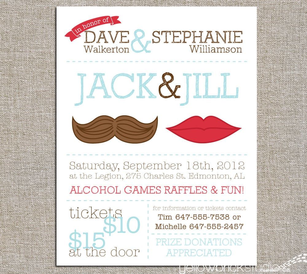 Jack And Jill Party Invitations - Mickey Mouse Invitations Templates