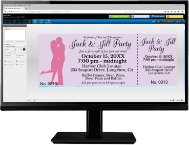 Jack and Jill Tickets - Best Ticket Printing