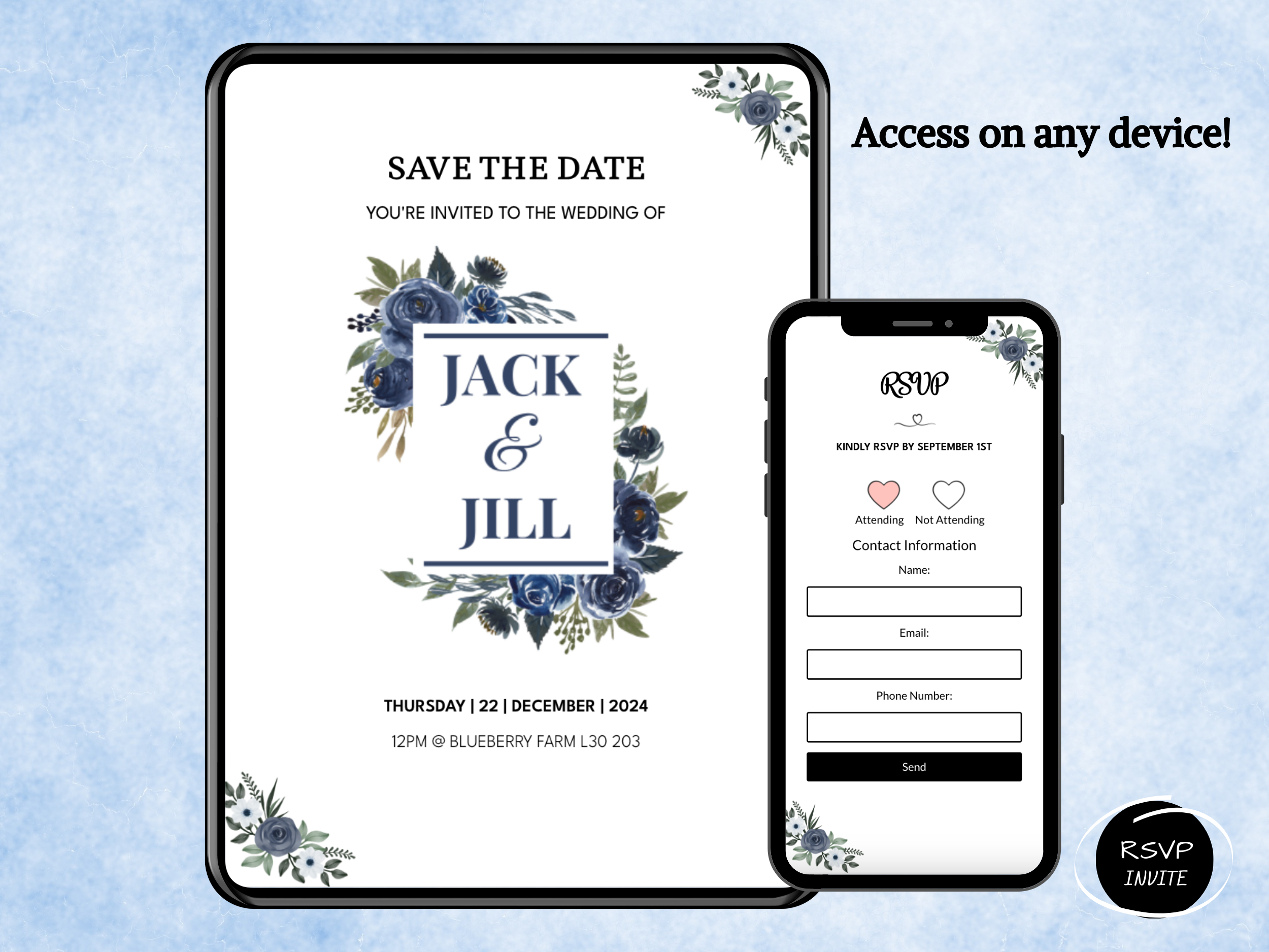 Jack &  Jill - Emily Invites