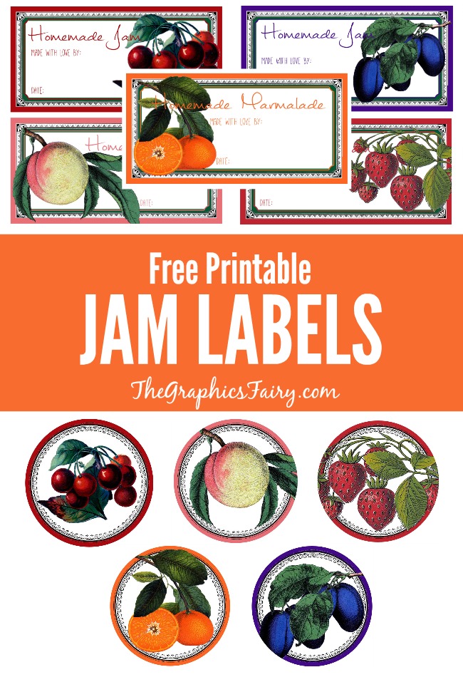 printable jam tags