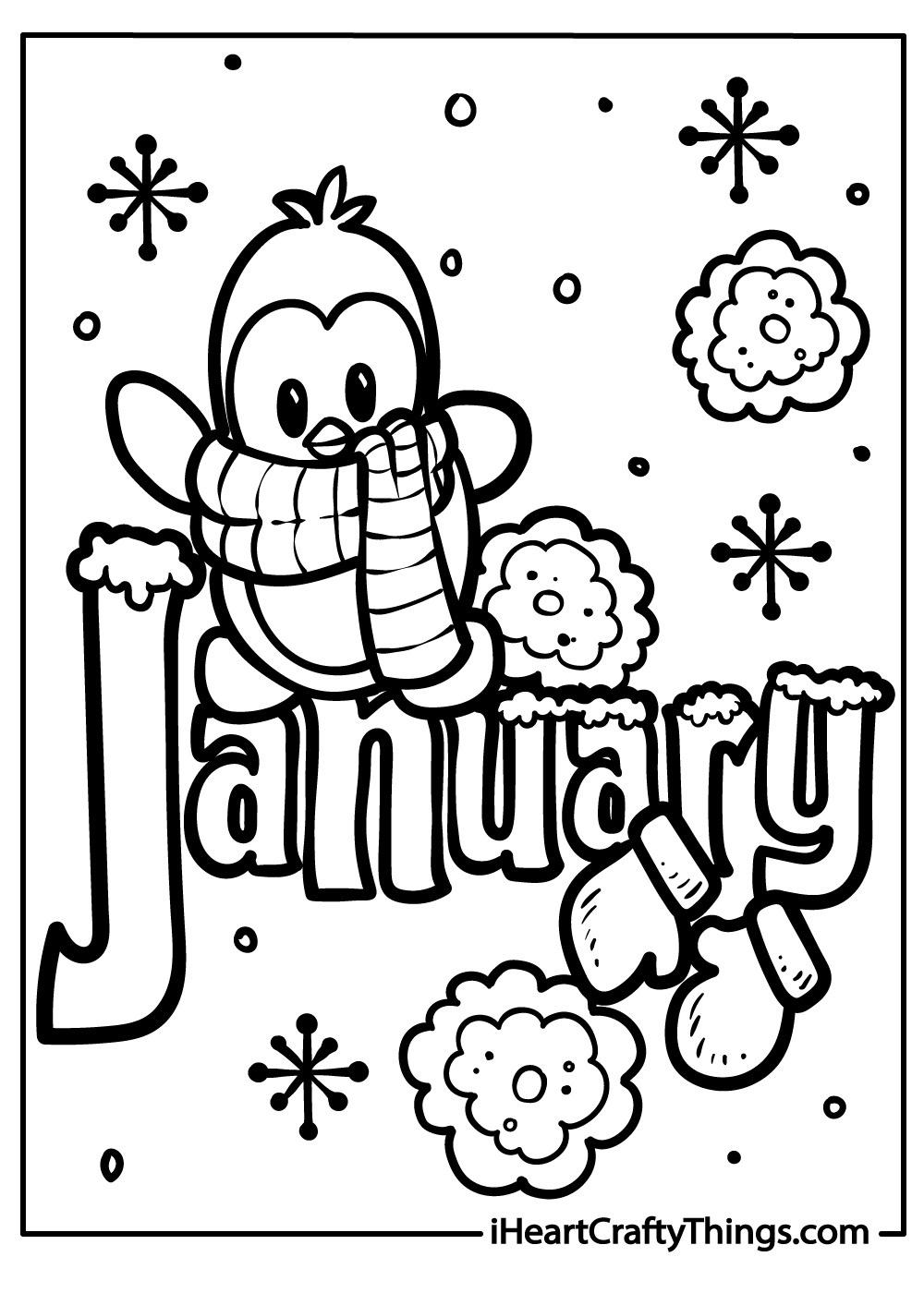 January Coloring Pages 100 Free Printables Worksheets Library
