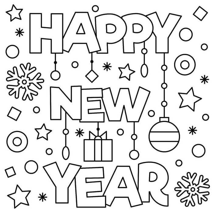 January Coloring Pages Printable PDF - Coloringfolder.com