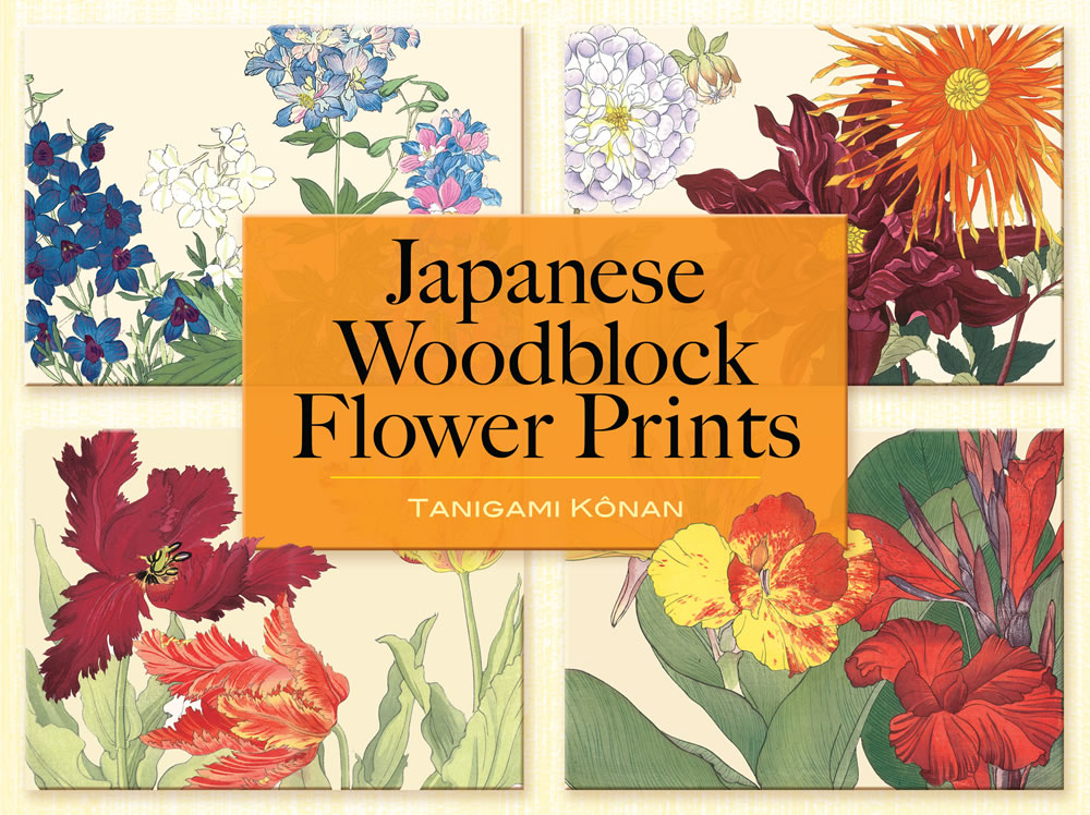 Japanese Woodblock Flower Prints - Dover Books