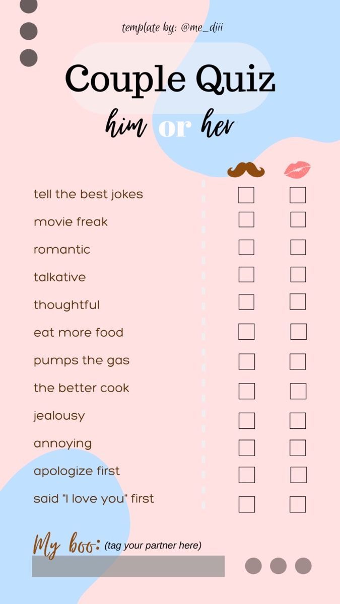 Couple Quiz | Couples quiz, Couples trivia, Quiz
