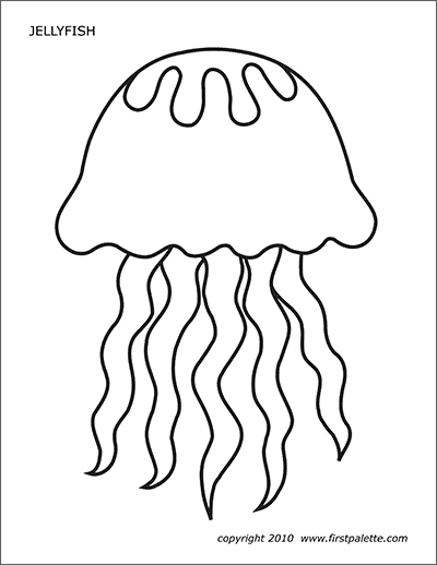 Jellyfish | Free Printable Templates &  Coloring Pages ...