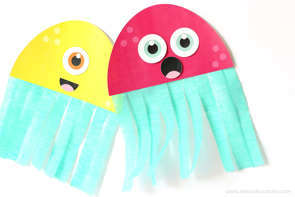 FREE Printable Jellyfish Kid Craft - Printable Crush