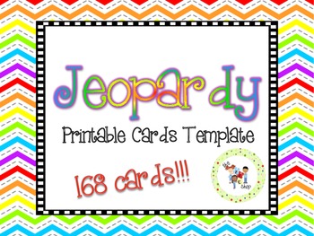 Jeopardy Printable Cards - TEMPLATE