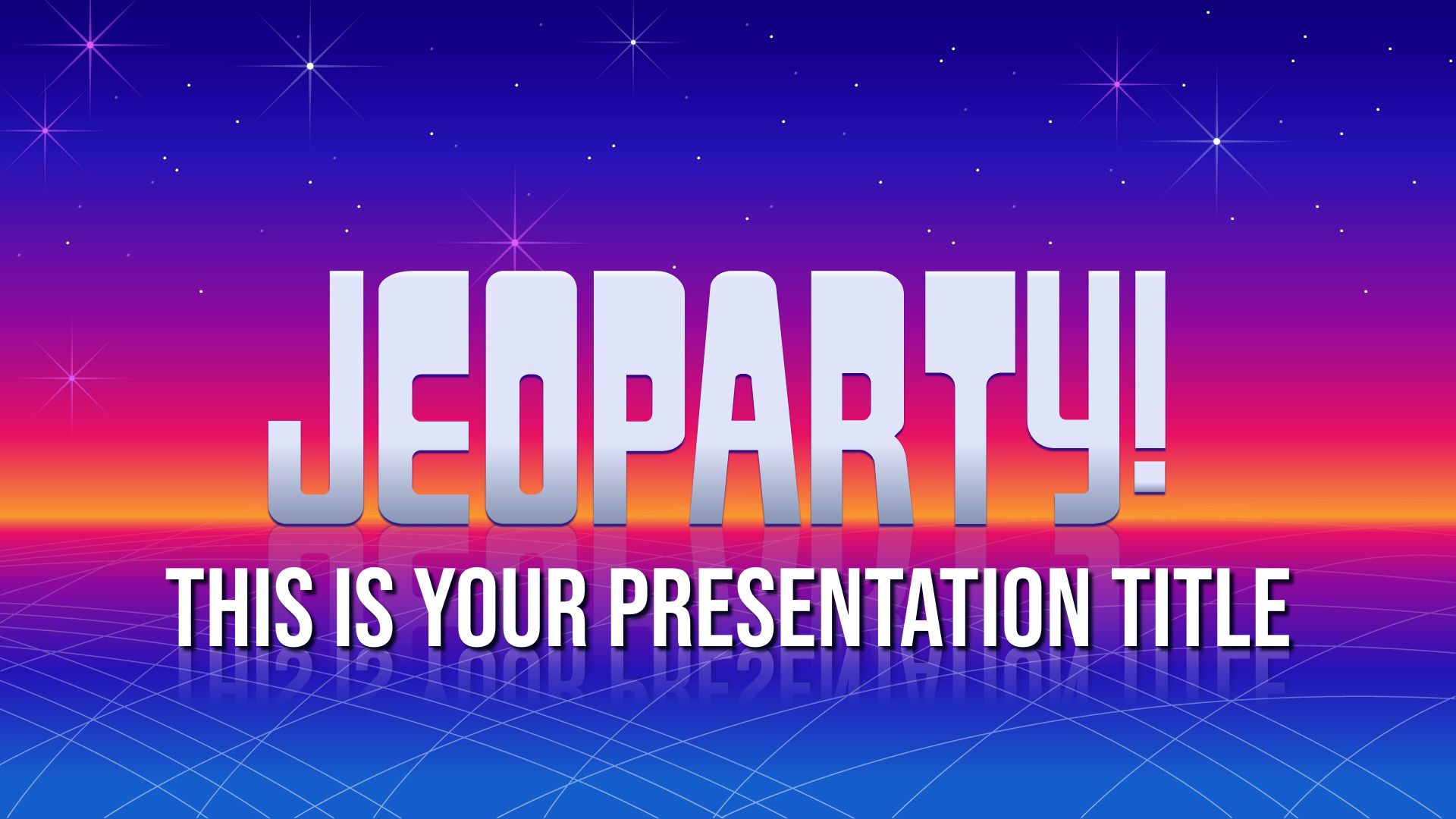 Jeopardy. Free PPT &  Google Slides Template — SlidesCarnival