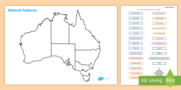 printable jigsaw map of australia