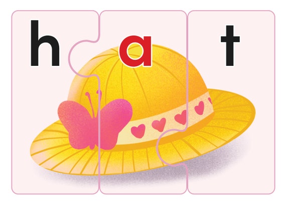 Printable Phonics CVC Jigsaw Puzzles Busy Binder Activity 28 ...