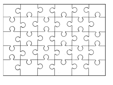 Printable Blank Puzzle | Template Business PSD, Excel, Word, PDF