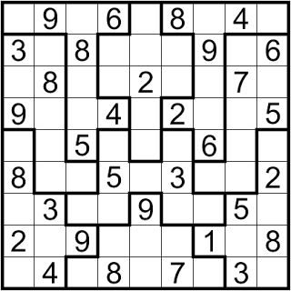 Irregular Sudoku - 5 Free PDF Printables | Printablee