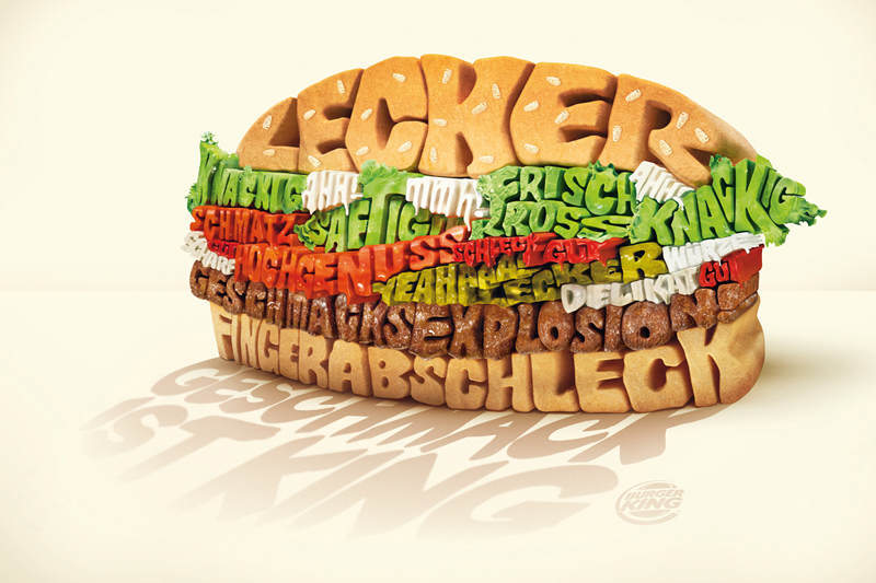 Burger King Print Ad (3) | Images :: Behance