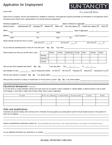 printable job application for cheddars