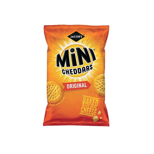 Jacobs Mini Cheddars Big Bag Original 45g (Pack of 30) 36564