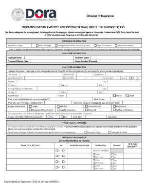 18 Printable Employee Application Template Forms - Fillable ...