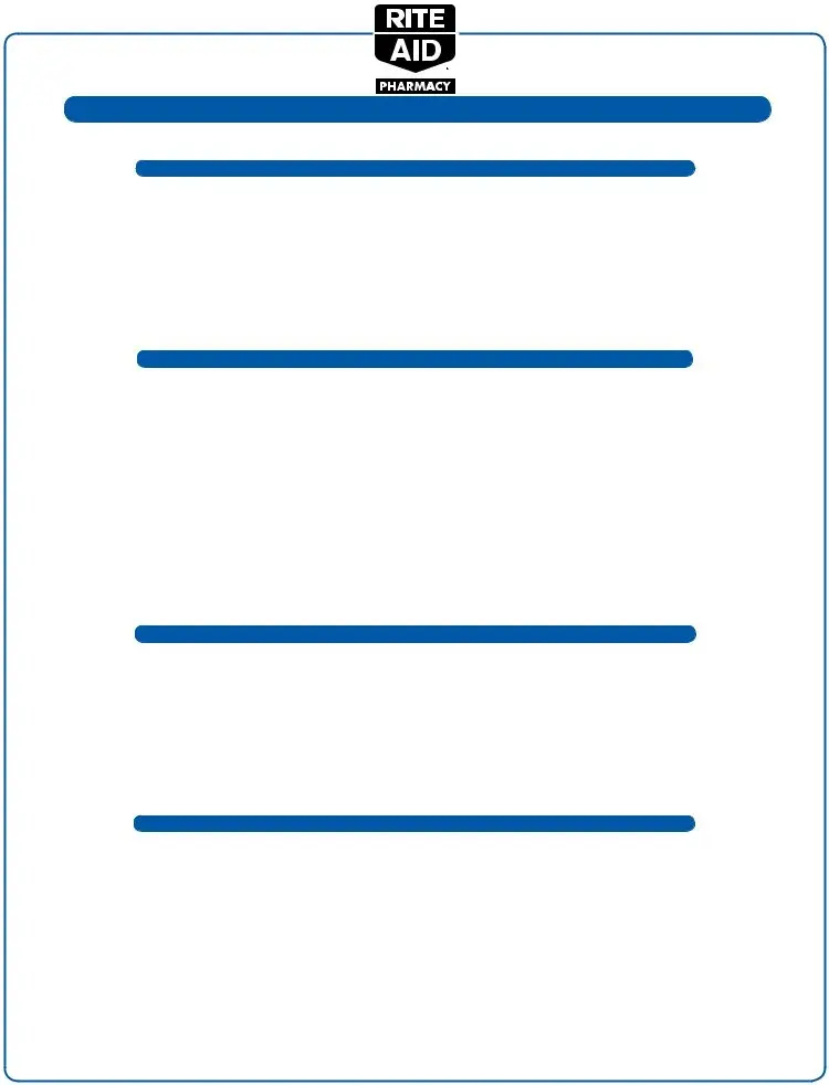 Rite Aid Application ≡ Fill Out Printable PDF Forms Online