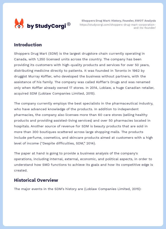 printable job application form shoppers drug mart