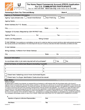 printable job application home depot
