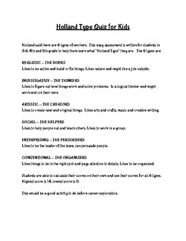 Career quiz | TPT