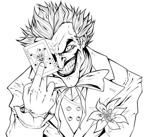 Free Printable Batman And Joker Coloring Pages