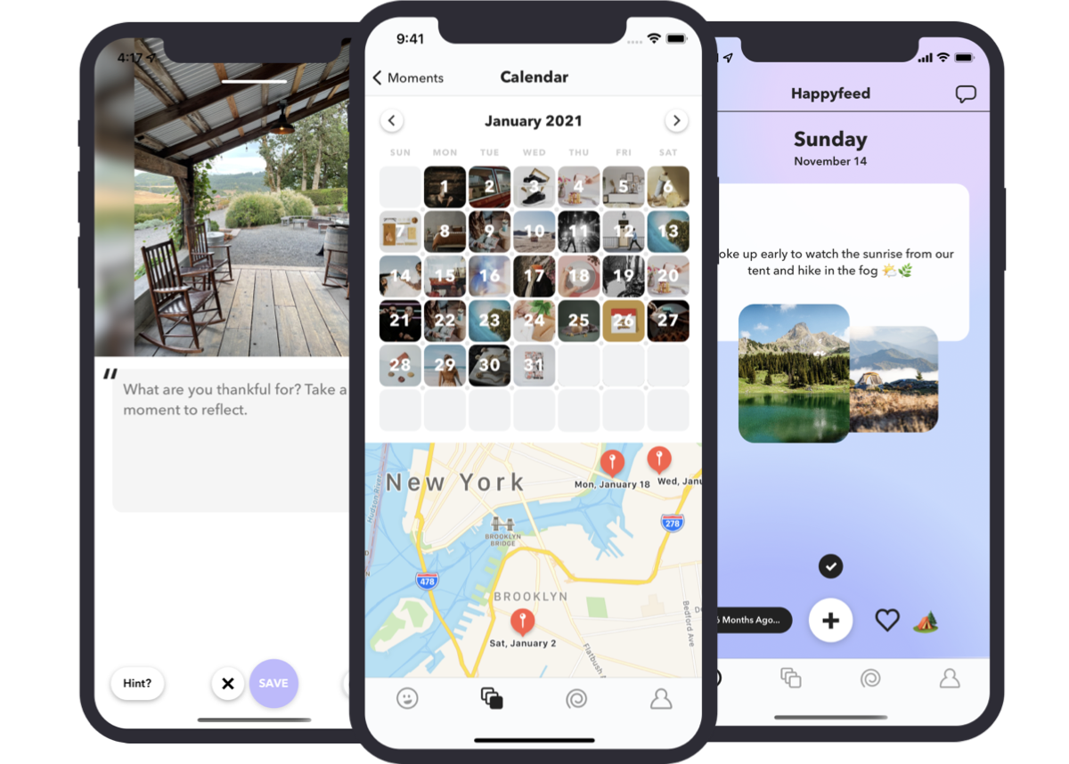 Photo Journal App - Private Photo Memories - Happyfeed
