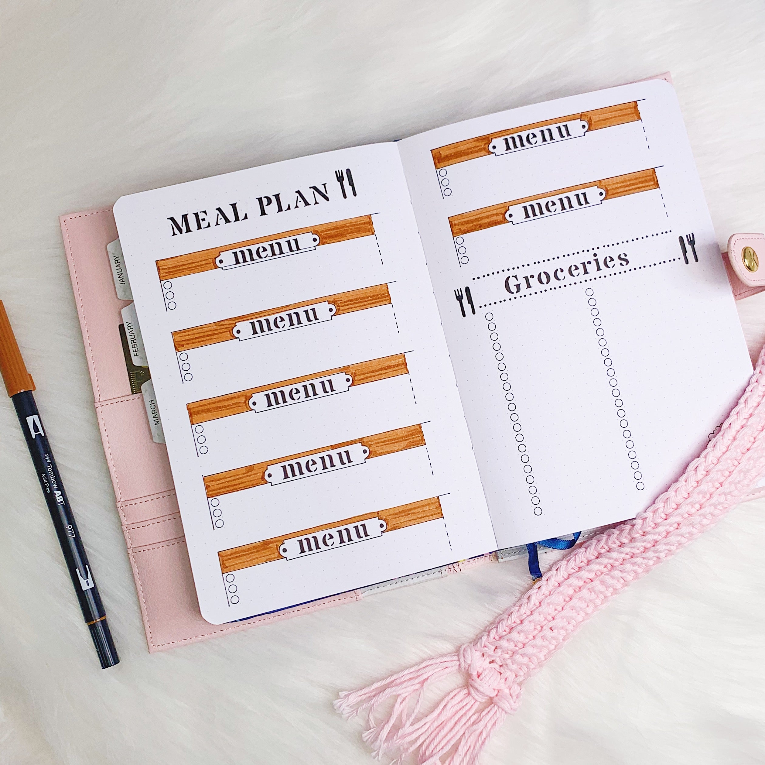 Healthy Living Bullet Journal Ideas + FREE PRINTABLE | Archer and ...