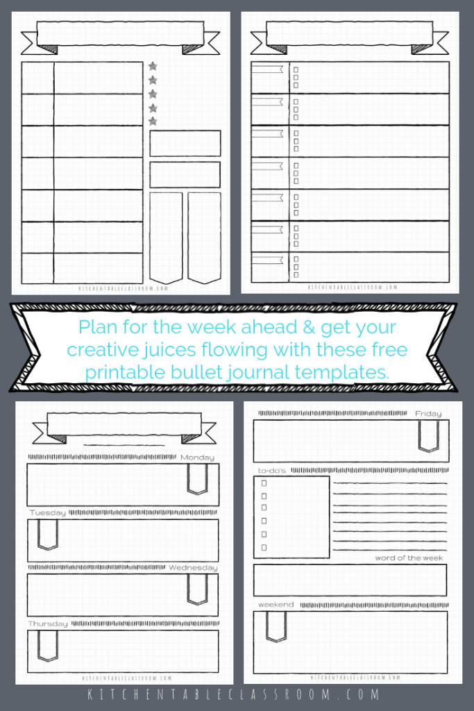 printable journal pages for students