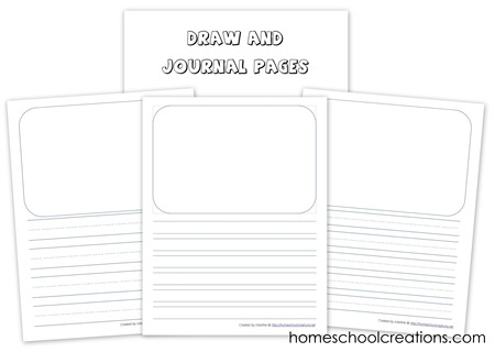 Draw and Journal Pages Printable