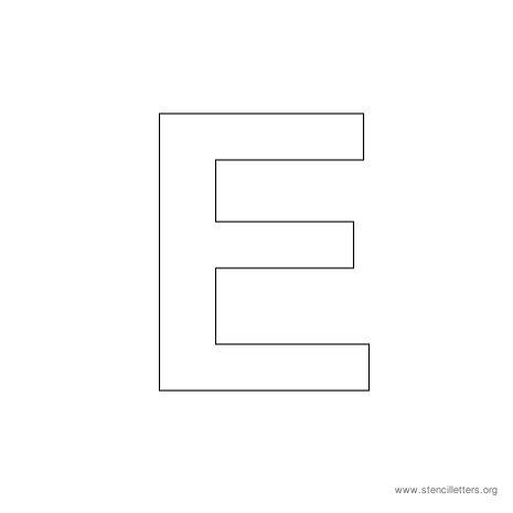 Free Printable Stencil Letters